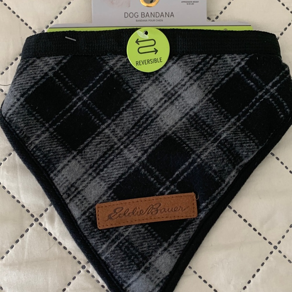 NWT Eddie Bauer dog bandana size s/m